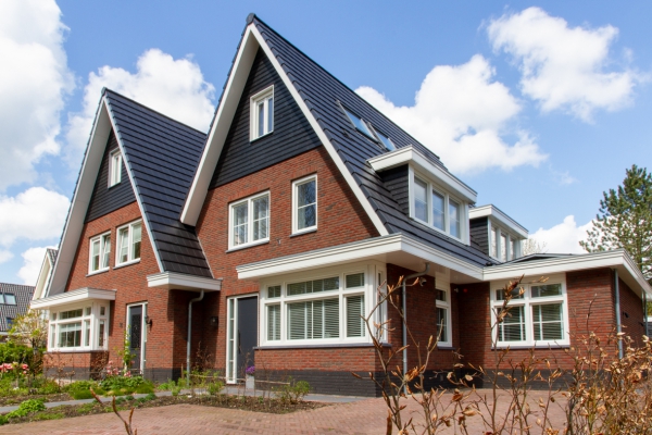 Projectfoto: geschakelde nieuwbouwwoning te Vleuten