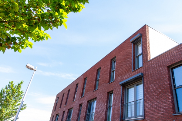 Projectfoto: tweede dakopbouw te Utrecht